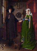 Jan Van Eyck Giovanni Arnolfini and His wife Giovanna Cenami (mk08) oil painting picture wholesale